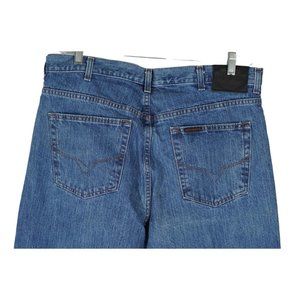 Harley Davidson Jeans Mens Size 38 x 33 Blue Denim Motorcycle Biker